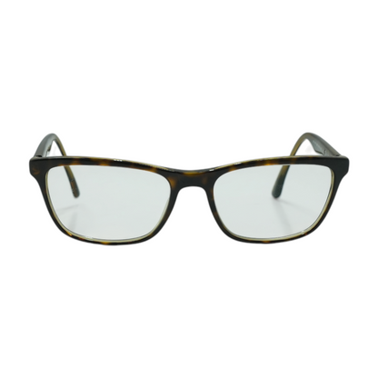 Brown Rectangle Prescription Eyewear