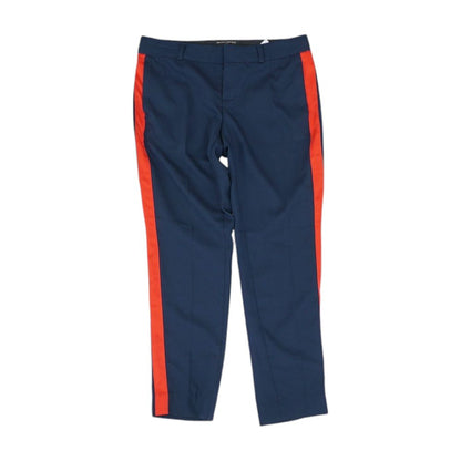 Navy Solid Dress Pants