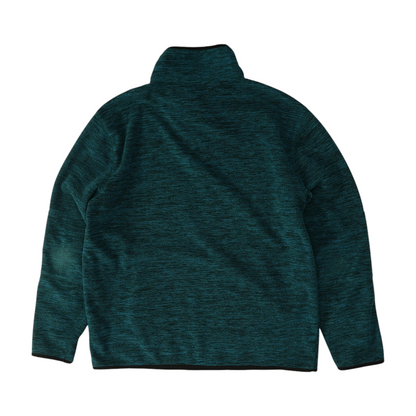 Teal Solid 1/4 Zip Pullover