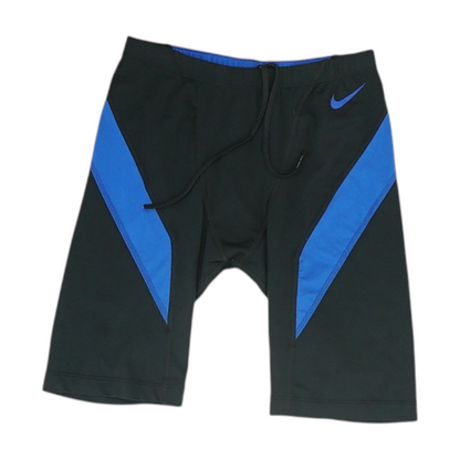 Black Color Block Swim Bottom