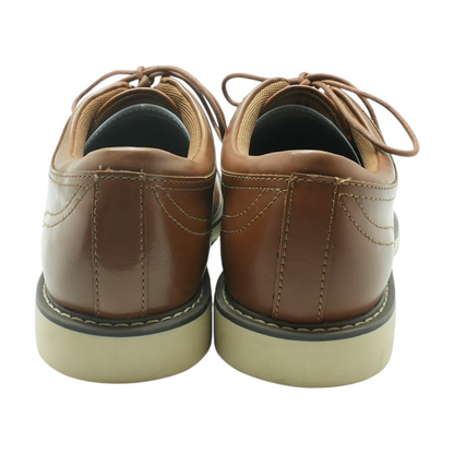Brown Lace-Up Dress Shoes