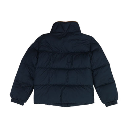 Navy Cayden Quilted Full Zip Down Ski Jacket