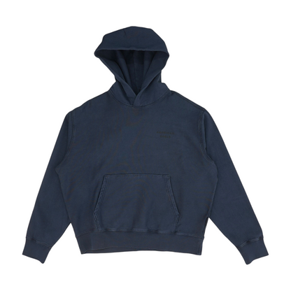 Navy Solid Hoodie Pullover