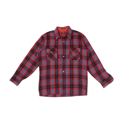 Red Plaid Flannel Button Down