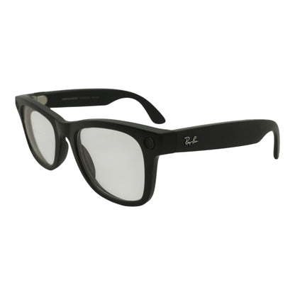 Black Wayfarer Smart Glasses