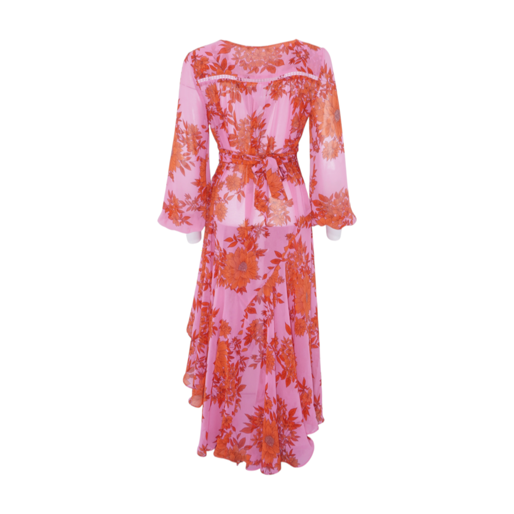 Pink Floral Cover-Up