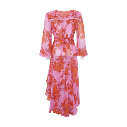 Pink Floral Cover-Up