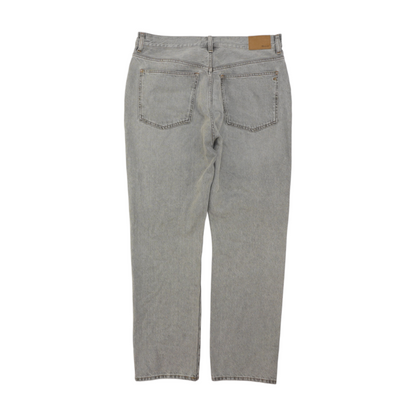 Gray Straight Jeans