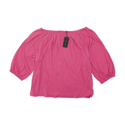 Pink Plus Size Blouse