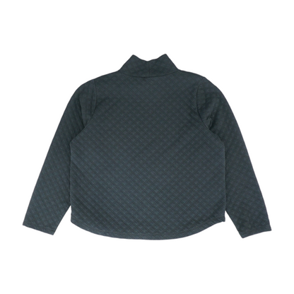Black Solid Sweatshirt Pullover