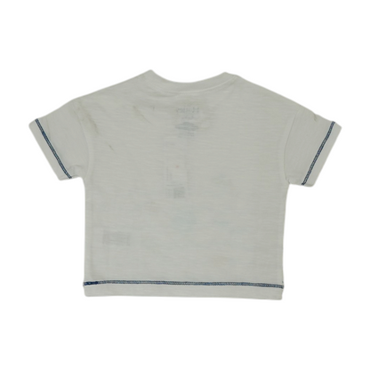 White Abstract T-Shirt