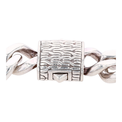 Sterling Silver Onyx Chain Bracelet