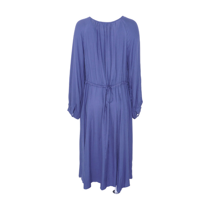Blue Plus Midi Dress