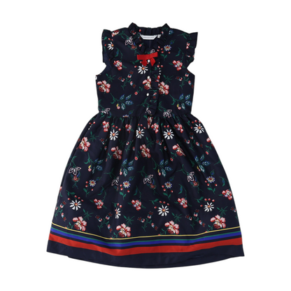 Navy Floral Dress