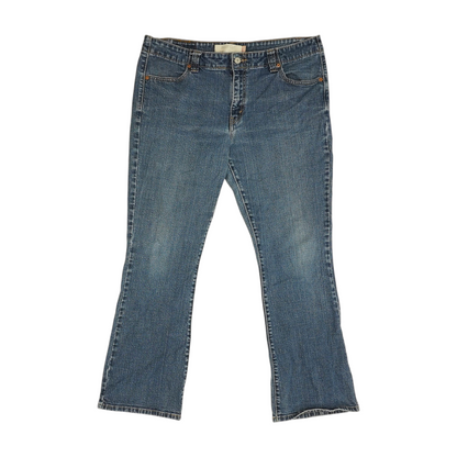 Blue Bootcut Jeans