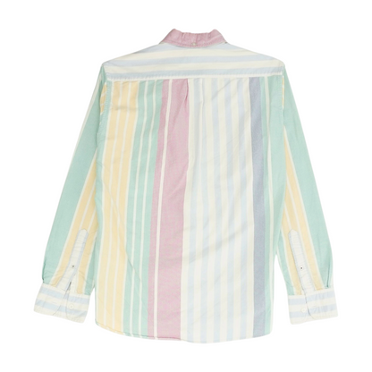 Multi Striped Long Sleeve Button Down