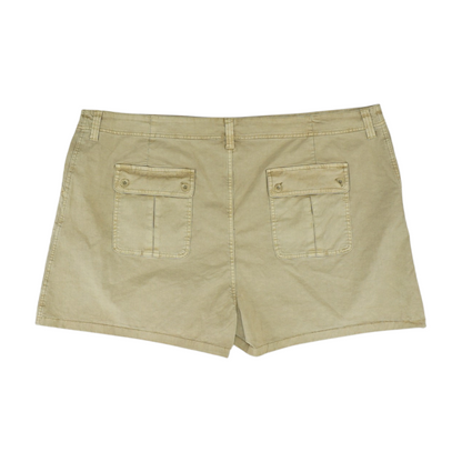 Khaki Plus Solid Chino Shorts