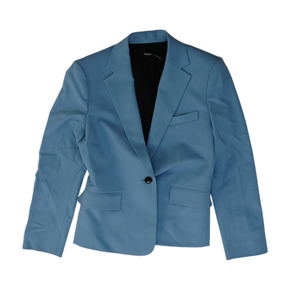 Blue Solid Blazer