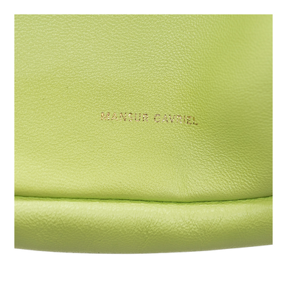 Mint Lambskin Cloud Clutch