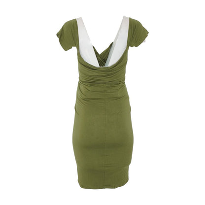 Green Maternity Midi Dress
