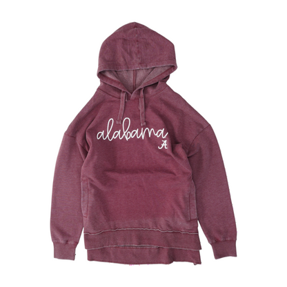 Red Alabama Crimson Tide Solid Hoodie Pullover