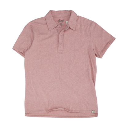 Pink Solid Short Sleeve Polo
