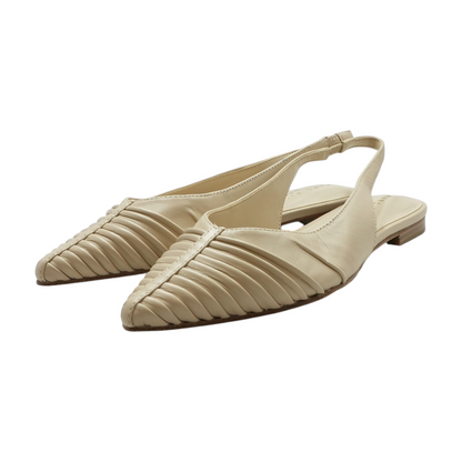 Beige Slip-On Flats
