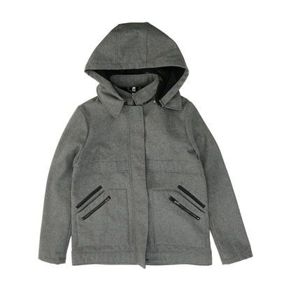 Gray Solid Coat