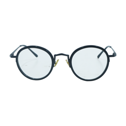 Black Unknown Round Prescription Eyewear