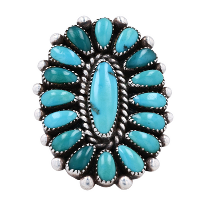 Sterling Silver Turquoise Statement Ring