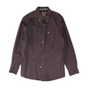 Brown Floral Long Sleeve Button Down