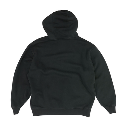 Black Solid Hoodie Pullover