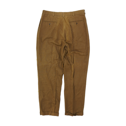 Brown Straight Pants