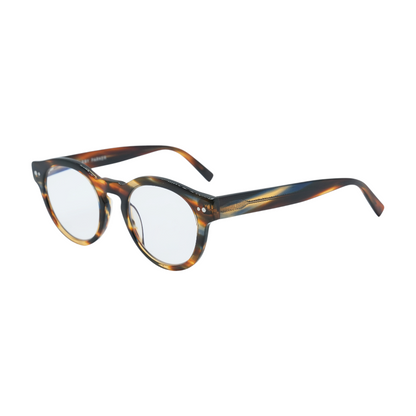 Tortoise Tal M Round Prescription Eyewear