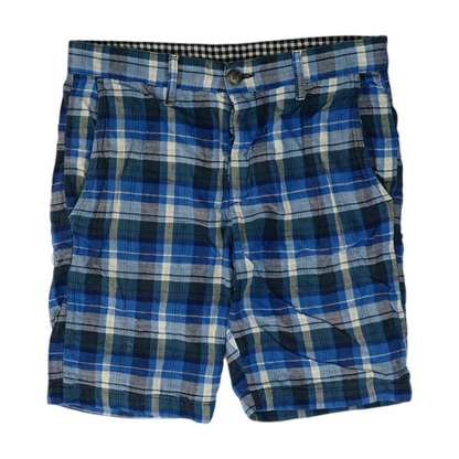 Splendid Blue Plaid Casual Shorts – Image 1