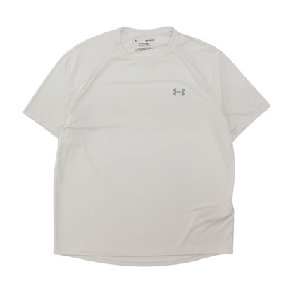 White Solid Active T-Shirt