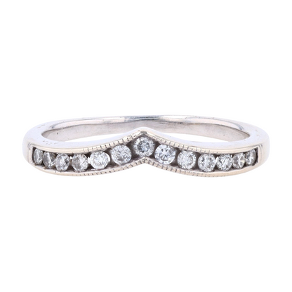 1/6 ctw 14K White Gold Diamond Band Ring
