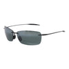 Maui Jim Black Lighthouse Rectangle Sunglasses – Image 1