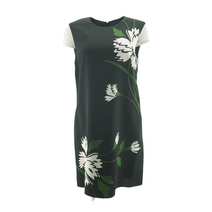Black Floral Formal Mini Dress