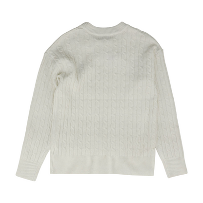 White Pullover Sweater