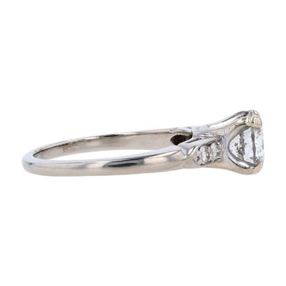 1 1/4 ctw 14K White Gold Diamond Engagement Ring