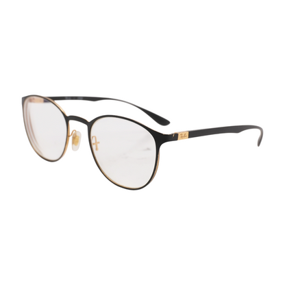Black RB 6355 Round Prescription Eyewear