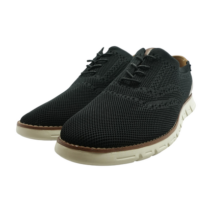 Black Lace-Up Dress Shoes
