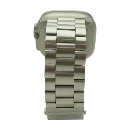 Apple 49mm Ultra Silver Smartwatch Silver Band Medium – Image 2