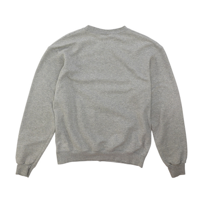 Gray Solid Sweatshirt Pullover