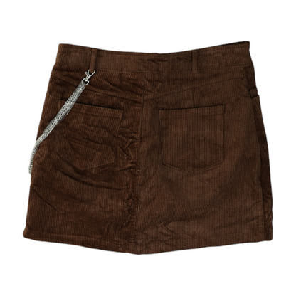 Brown Mini Skirt