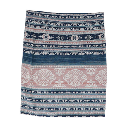 Multi Plus Print Midi Skirt