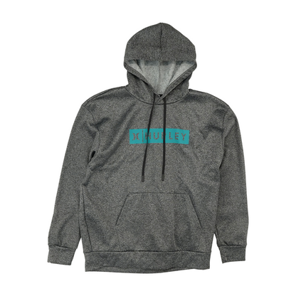 Gray Solid Hoodie Pullover