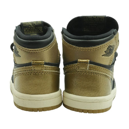 Gold and Black Toddler Shoes