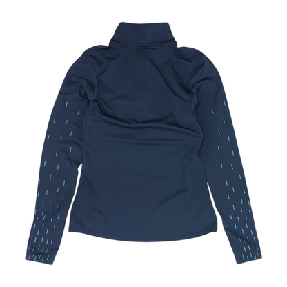 Navy Solid 1/4 Zip Pullover